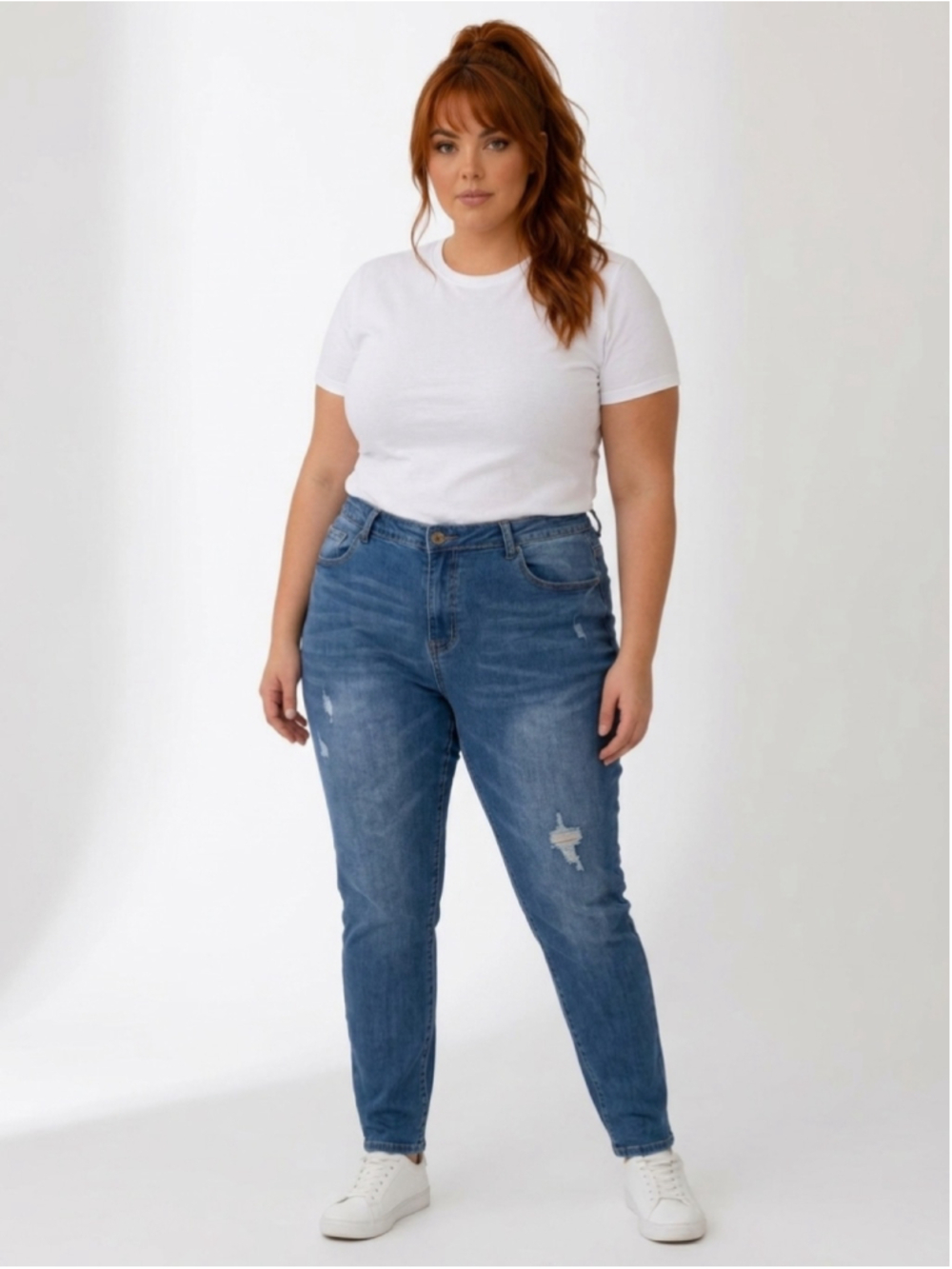Women's California Vintage Blue Skinny Jeans Size 38